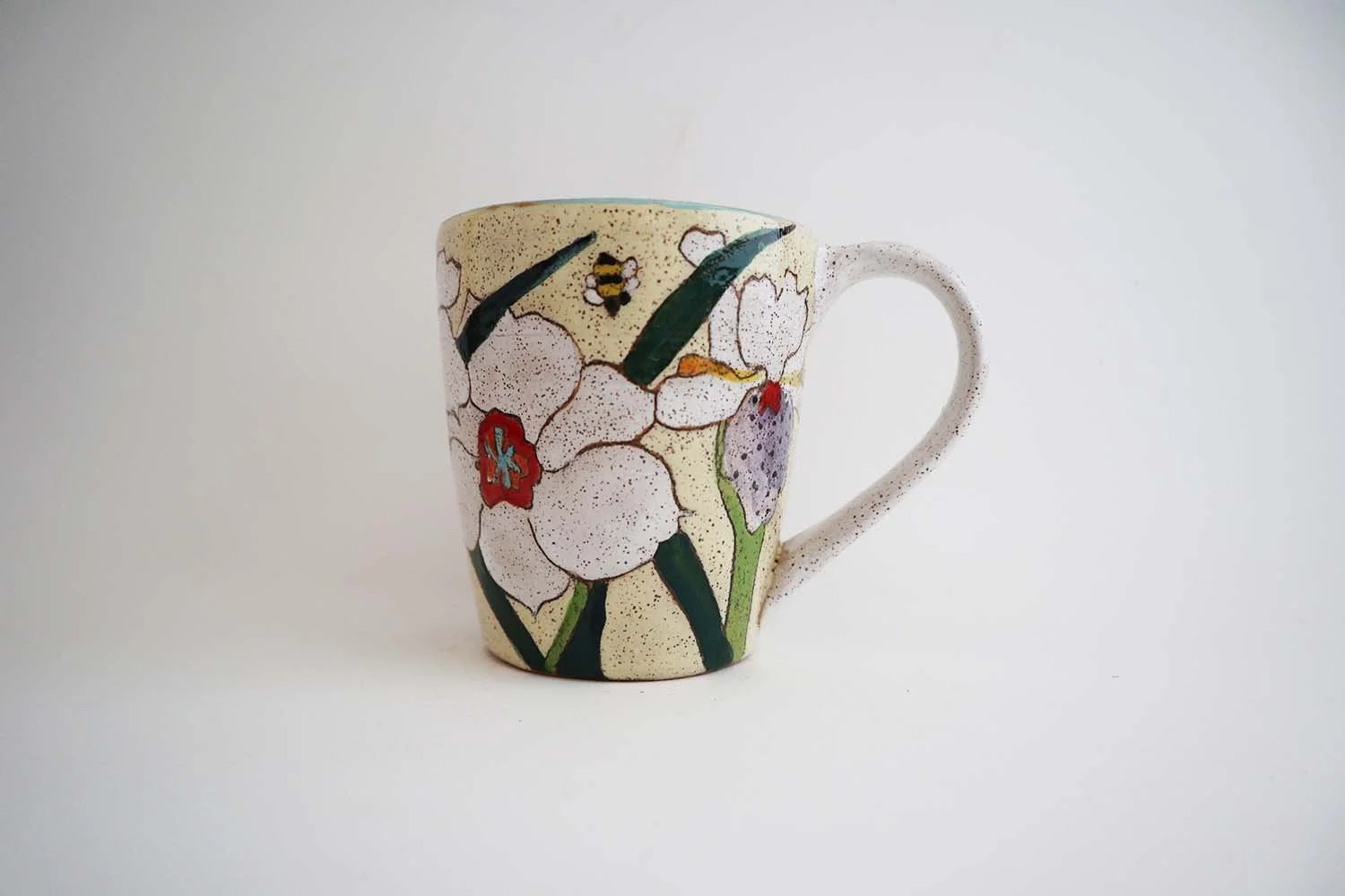 Spring Flower Mug (light yellow) - IN STOCK