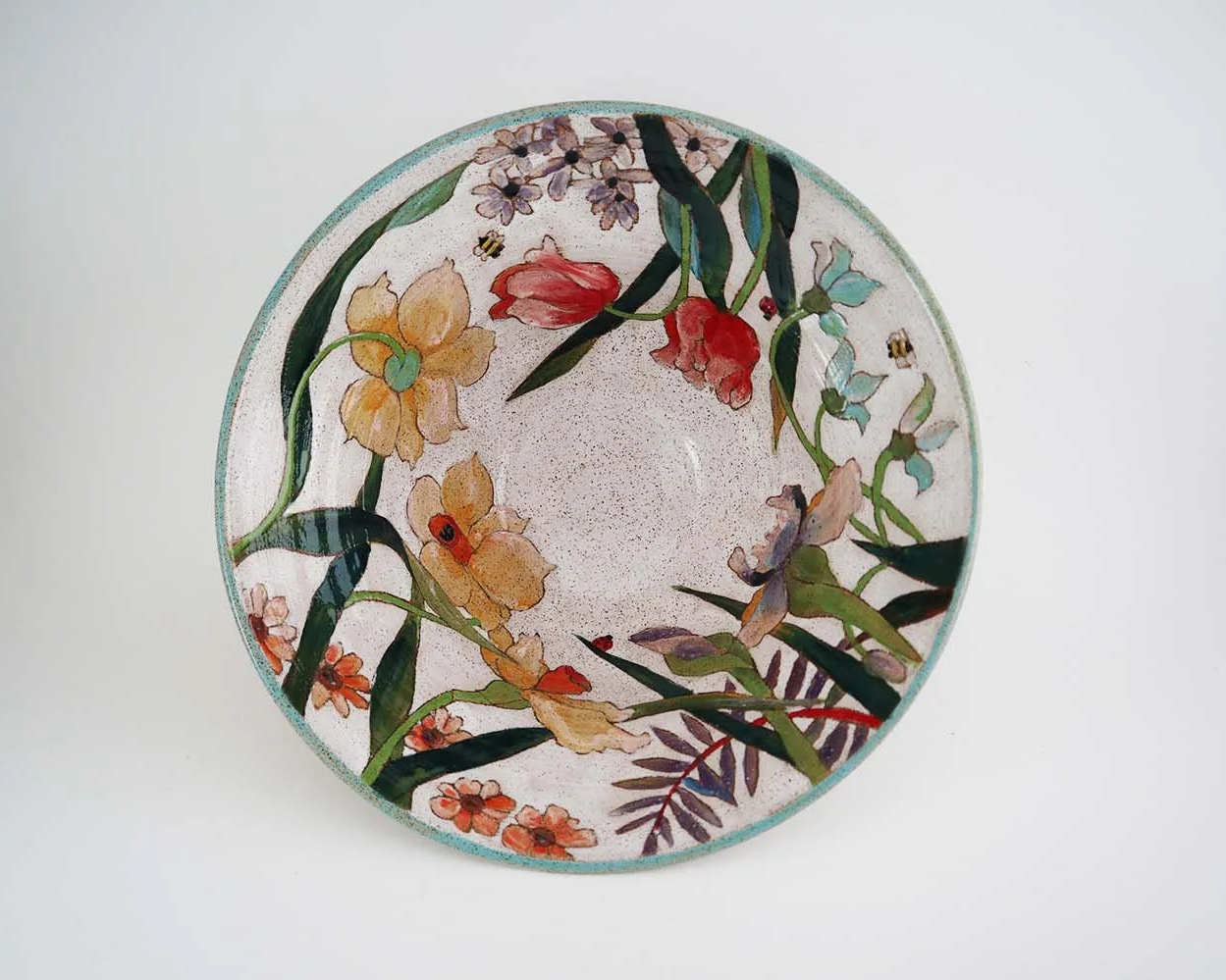Spring Flowers Medium Serving Bowl