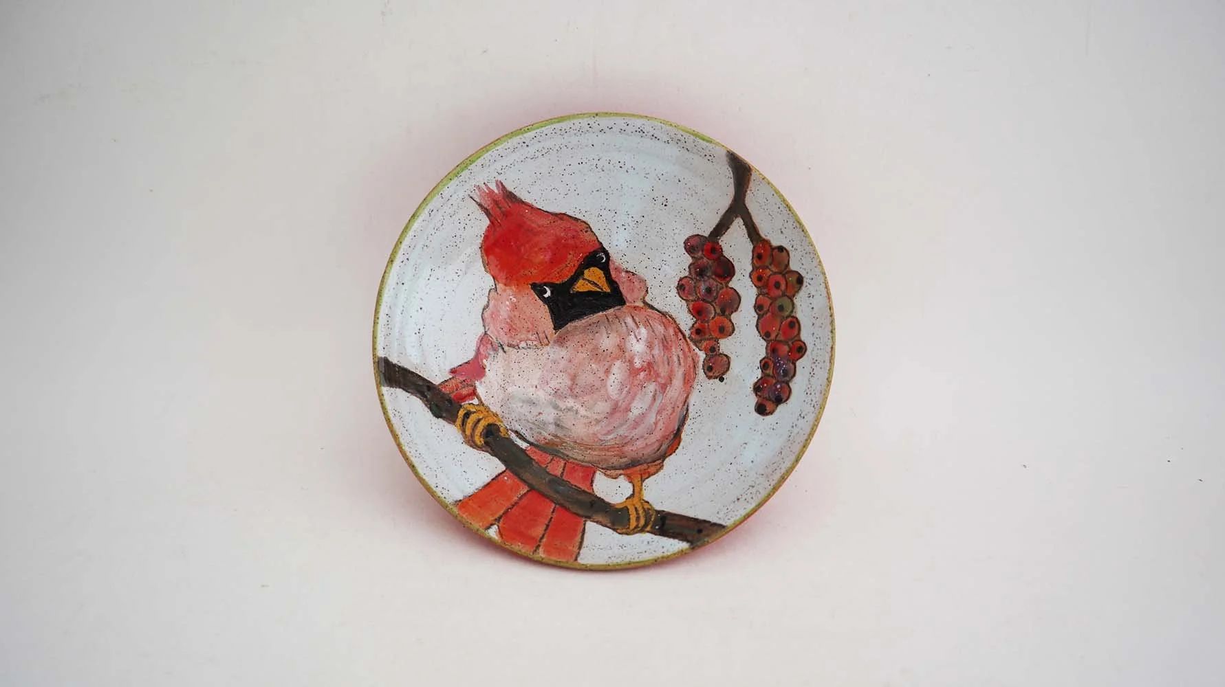 Cardinal Condiment Bowl