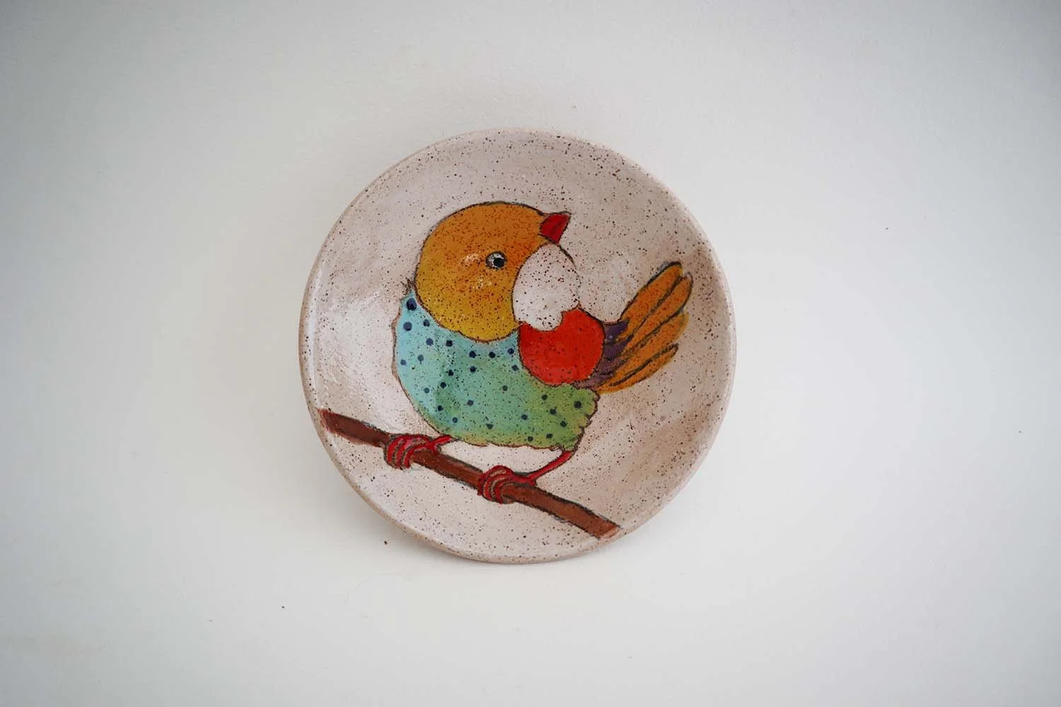 Flowers, Birds, and Berries Salt Dish