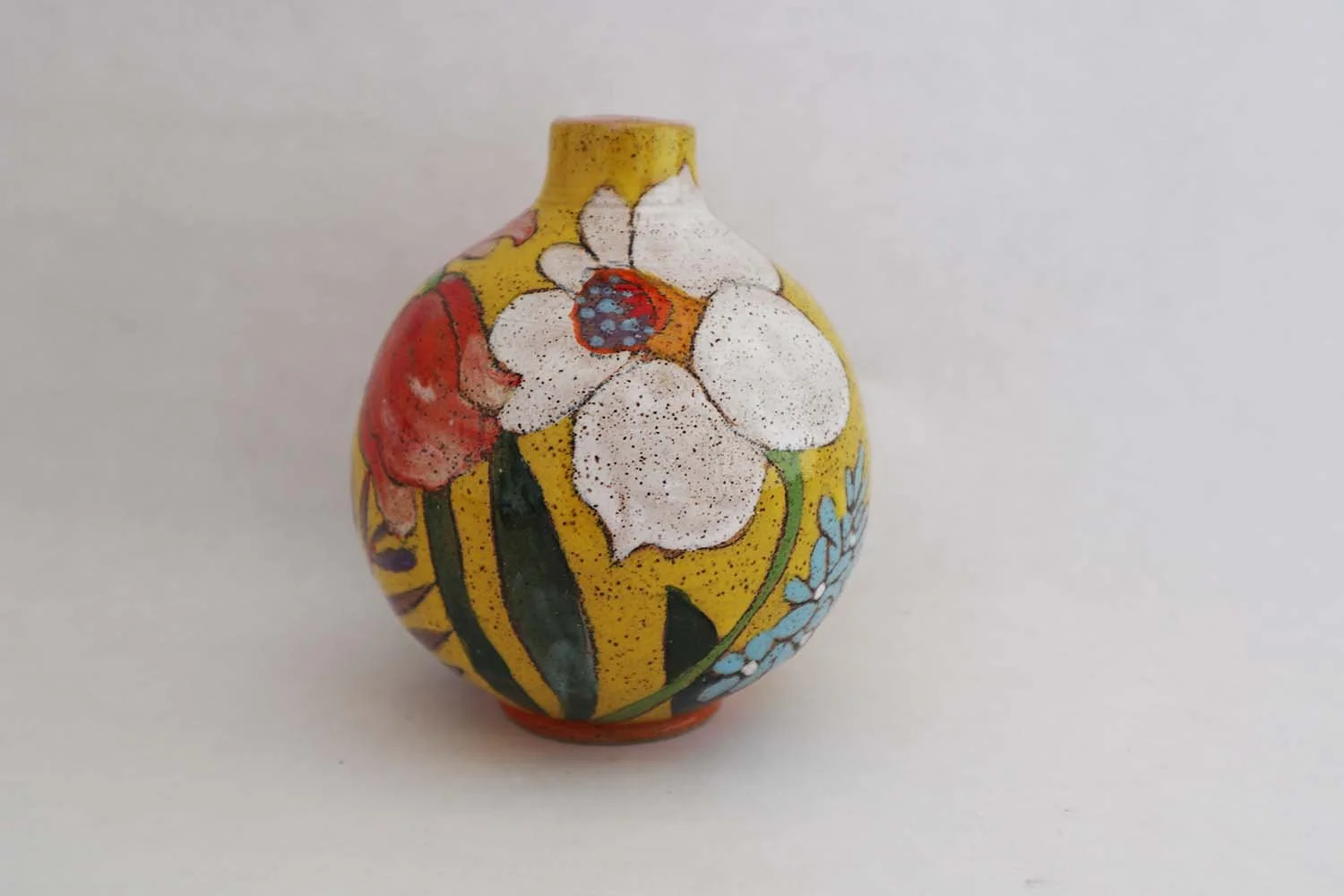 Flowers and Pigment Large Bud Vase (bright yellow)