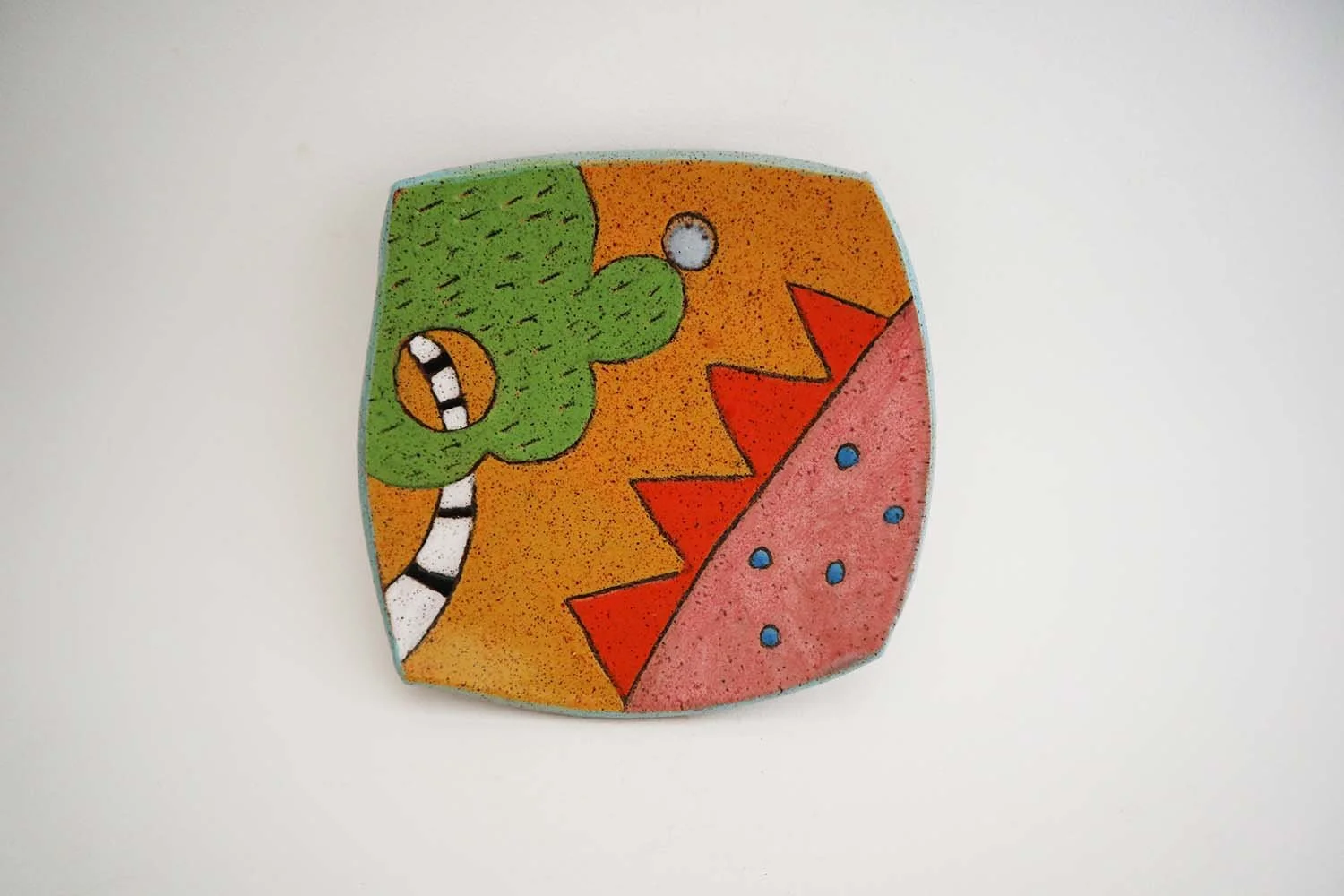Abstract Plate (yellow)
