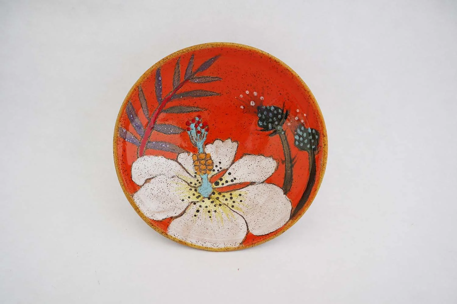 Flowers and Pigment Condiment Bowl