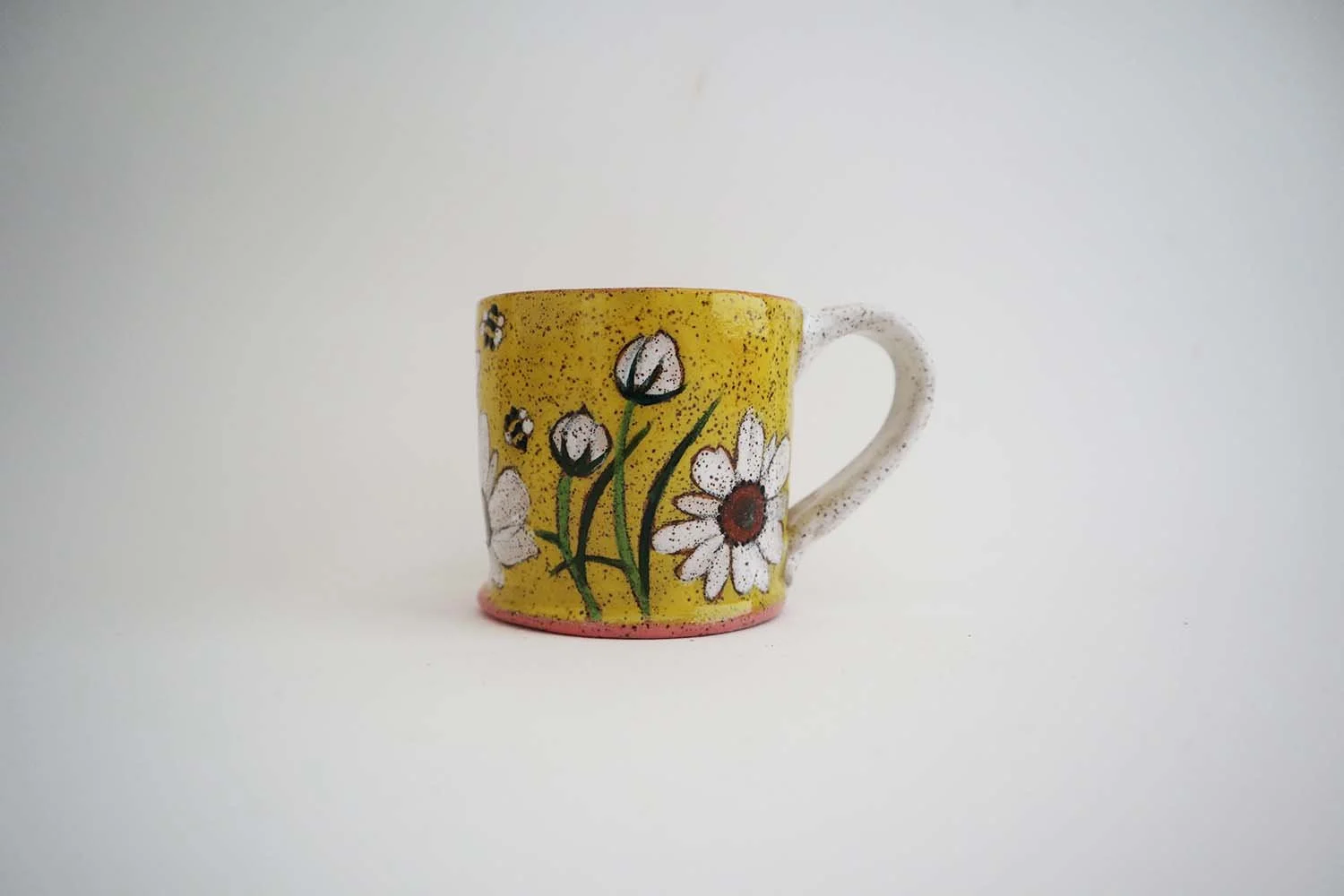 Spring Flower Small Mug (bright yellow)