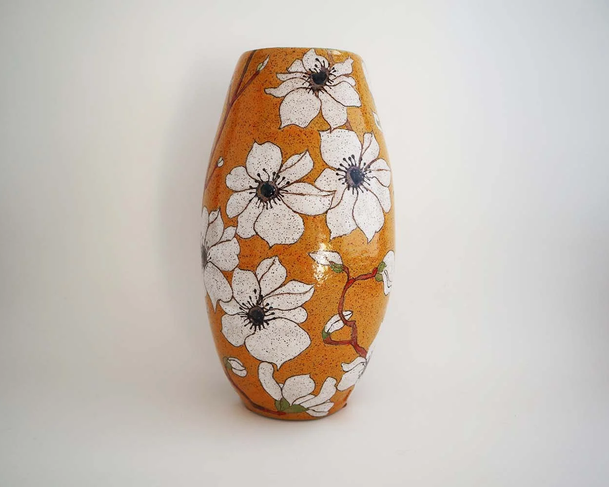 Magnolia Flower Vase (yellow)