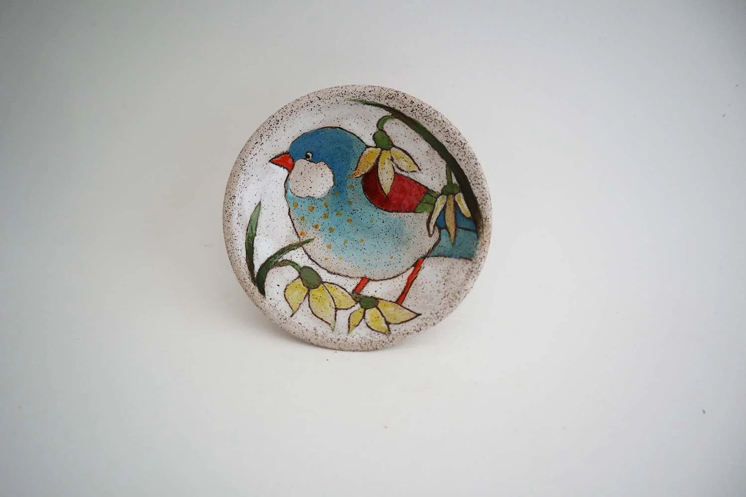 Flowers, Birds, and Berries Salt Dish