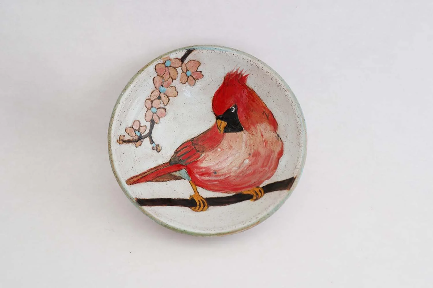 Cardinal Condiment Bowl