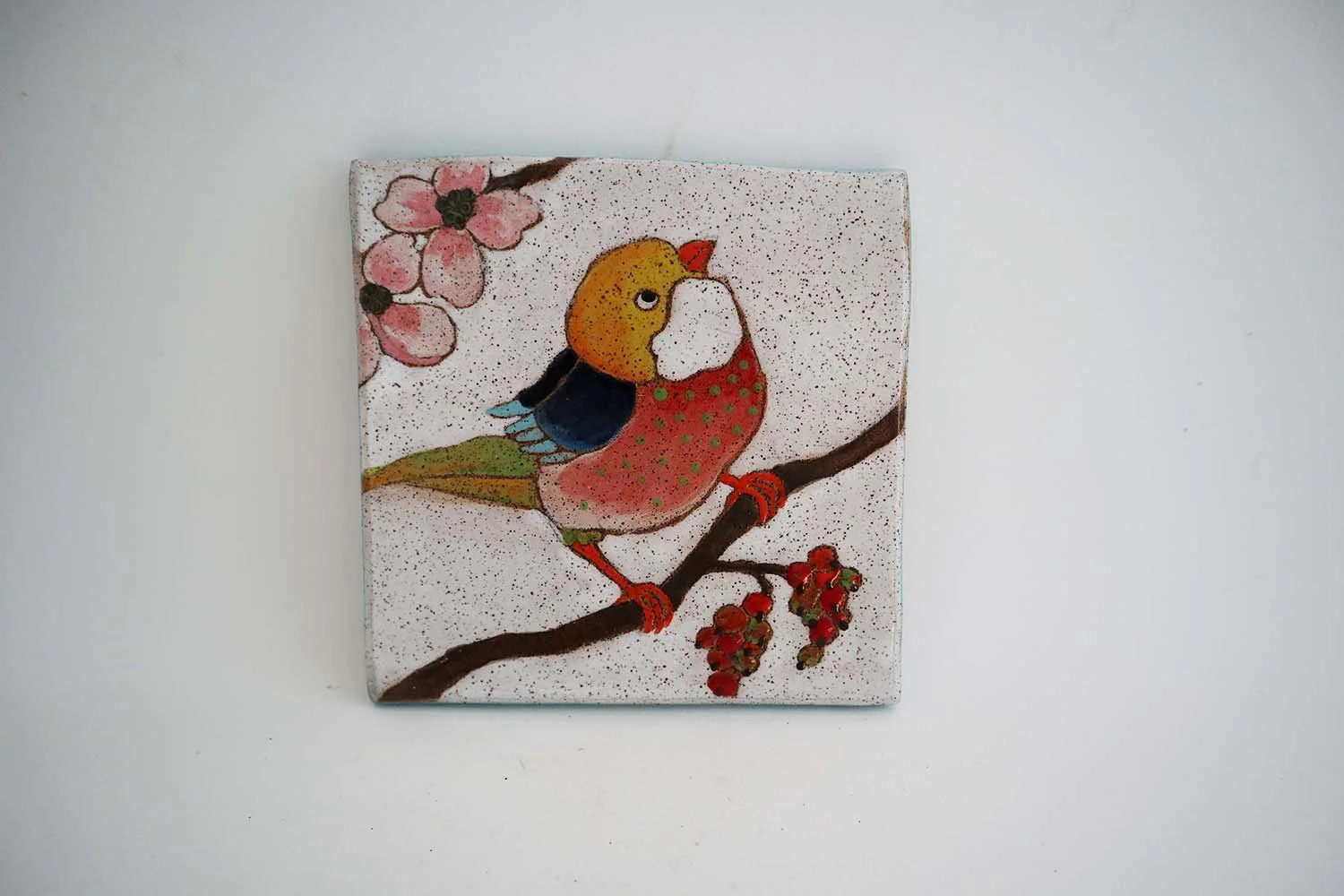 Flowers, Birds, and Berries Trivet