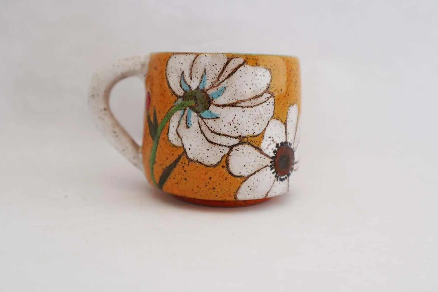 Flowers and Pigment Espresso Cup (yellow) - IN STOCK