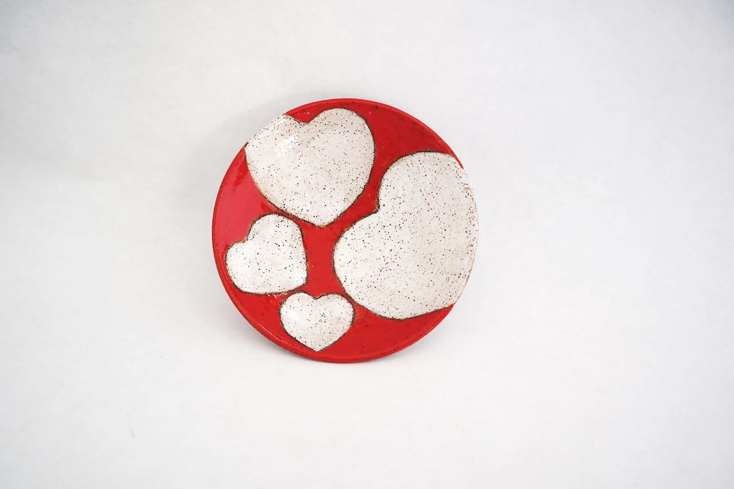 Heart Ring Dish (red)