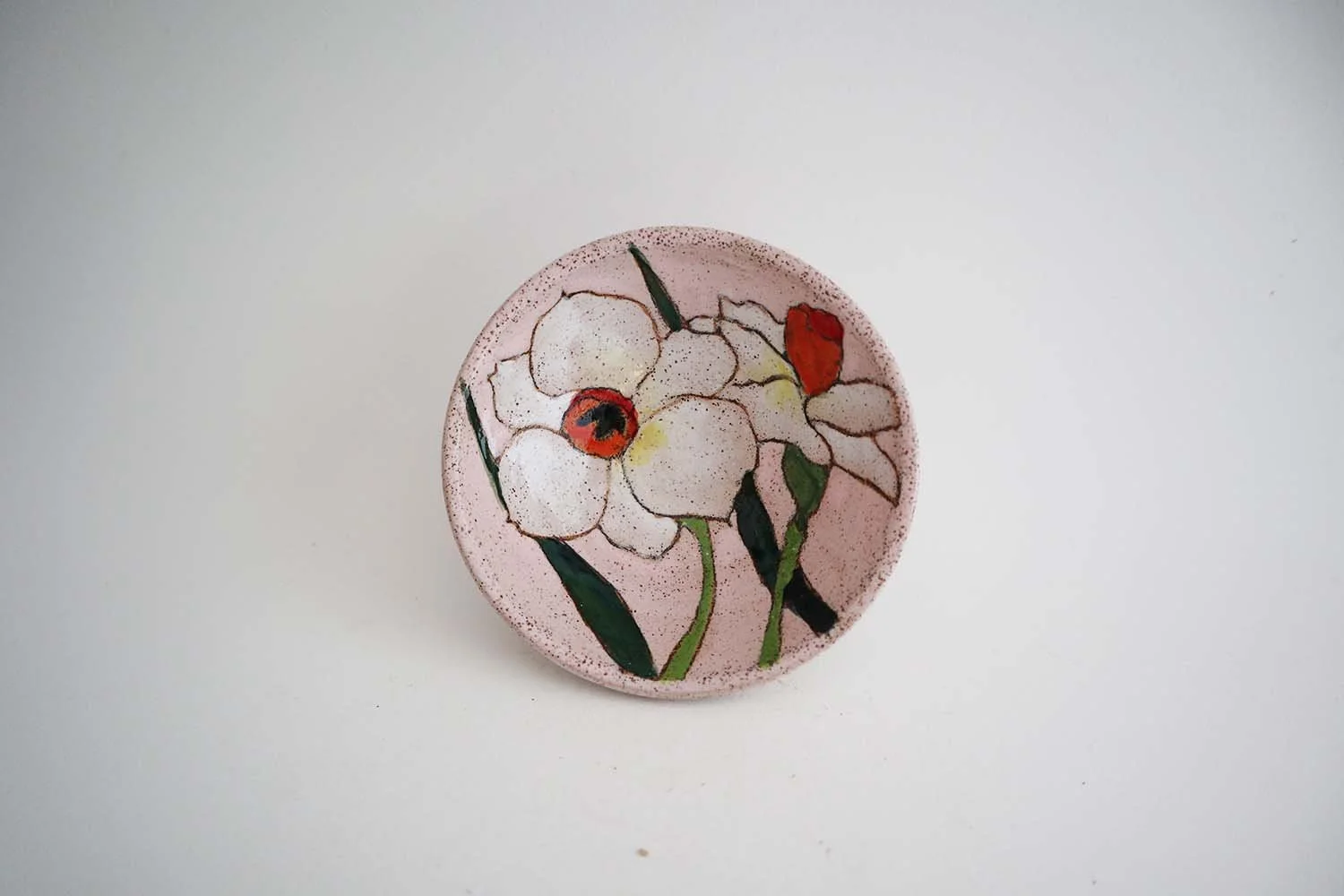 Spring Flower Salt Dish (light pink)