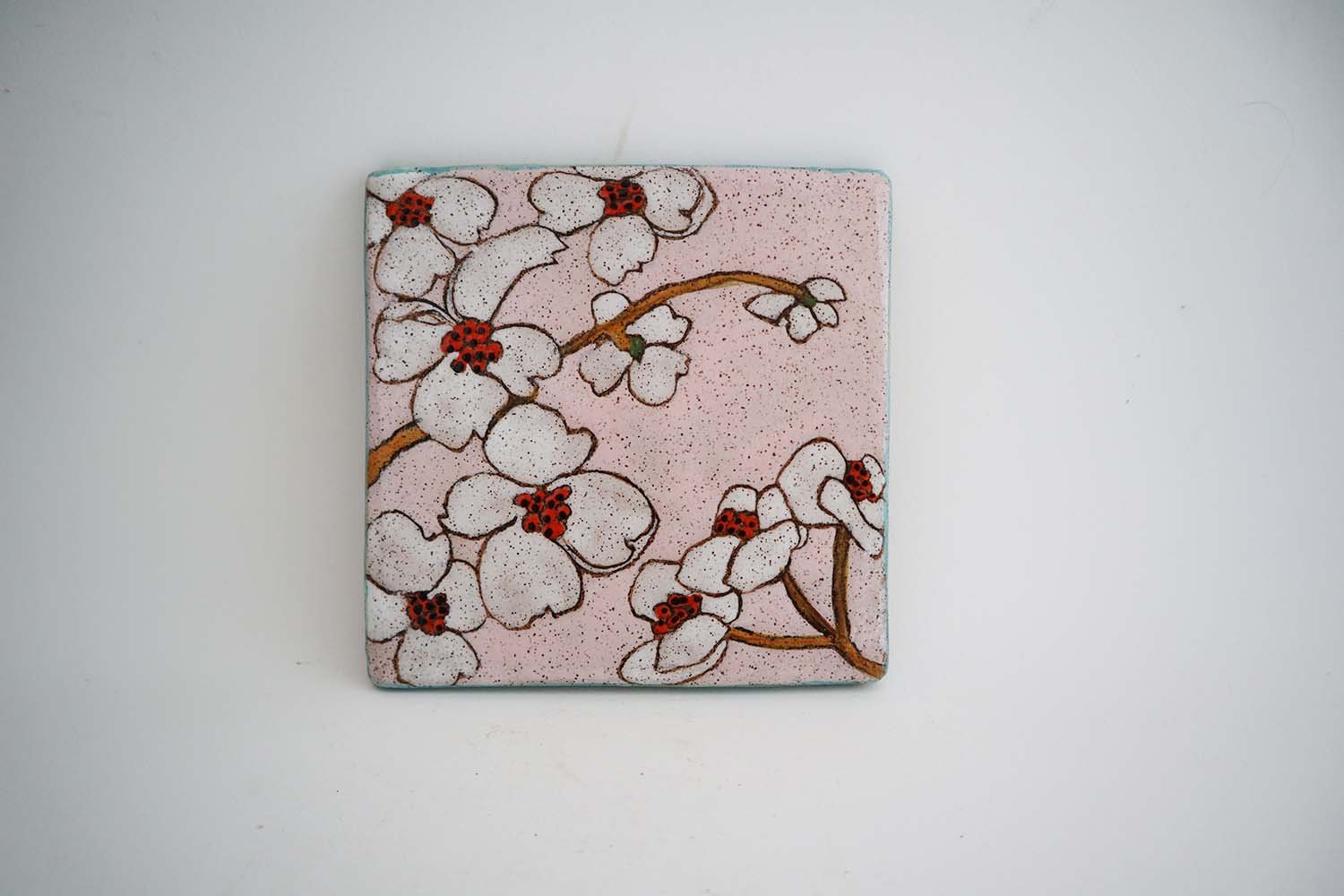 Dogwood Trivet (light pink)
