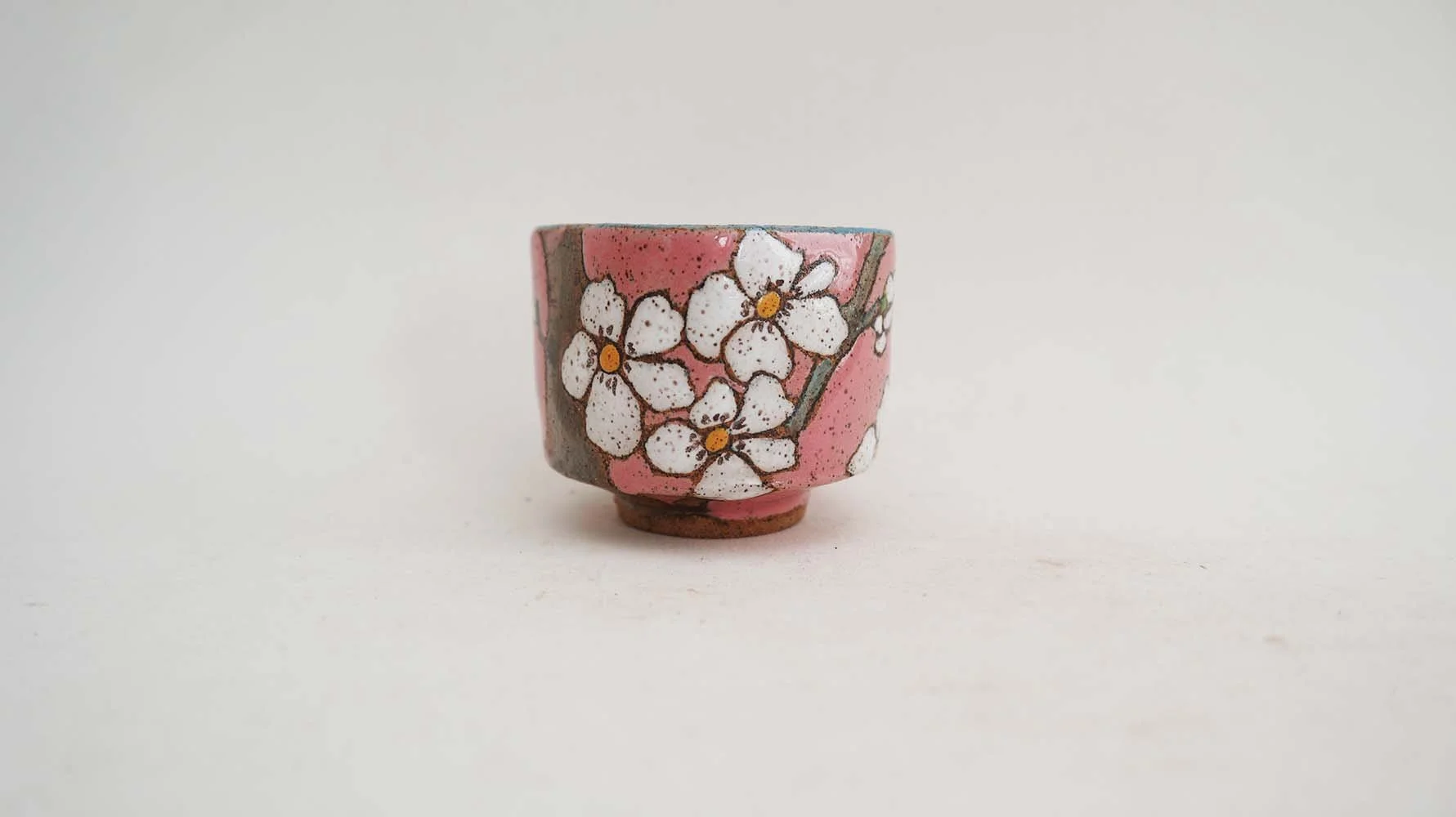 Cherry Blossom Sake Cup (pink)