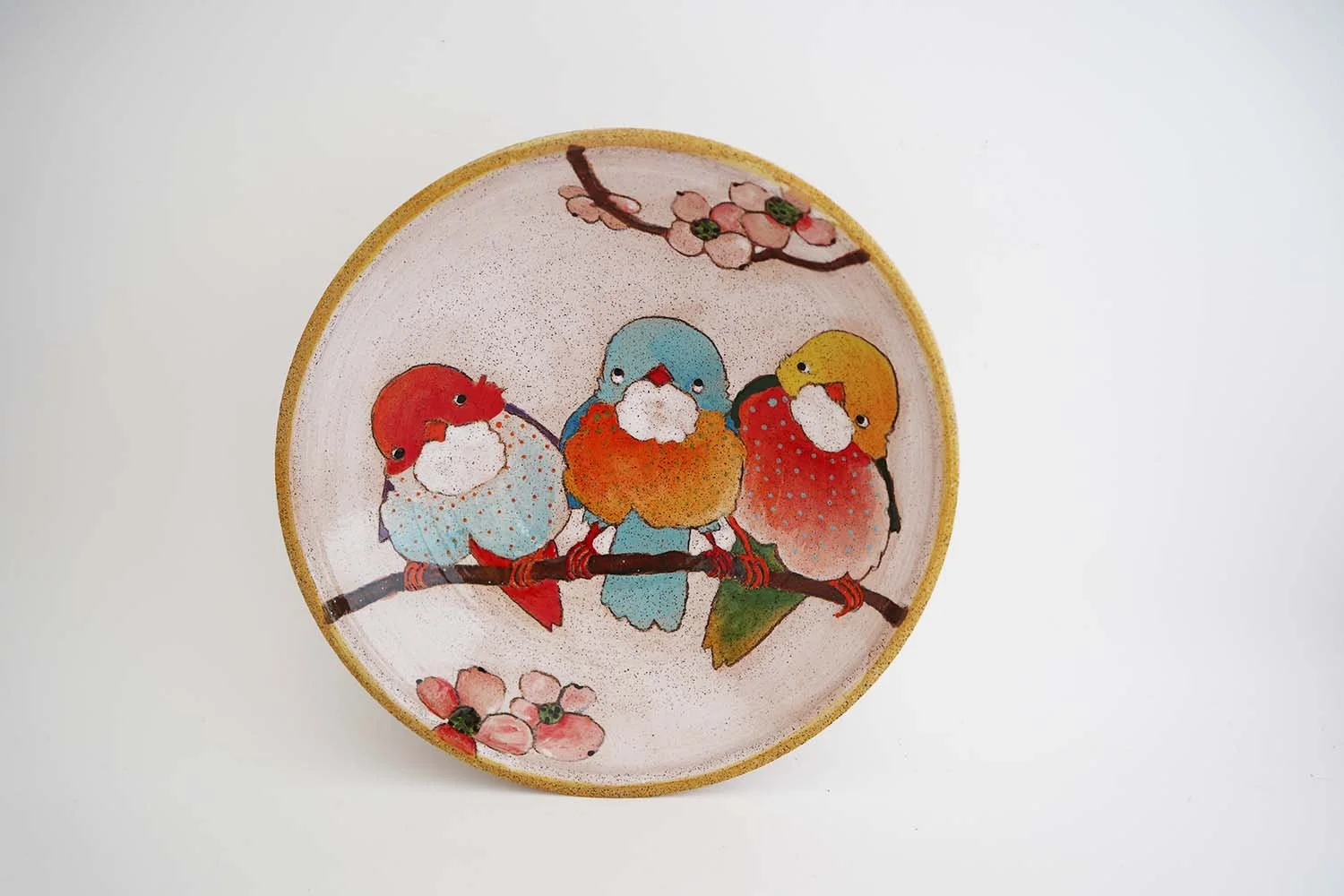 Flowers, Birds, and Berries Small Serving Bowl