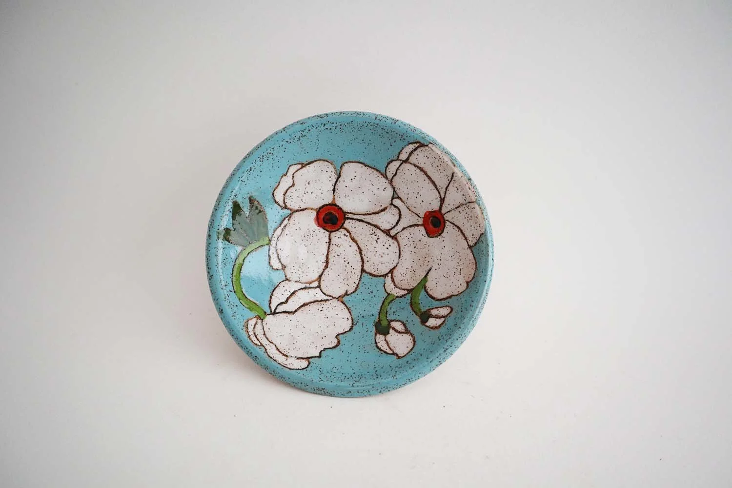Spring Flower Salt Dish (tiffany blue)