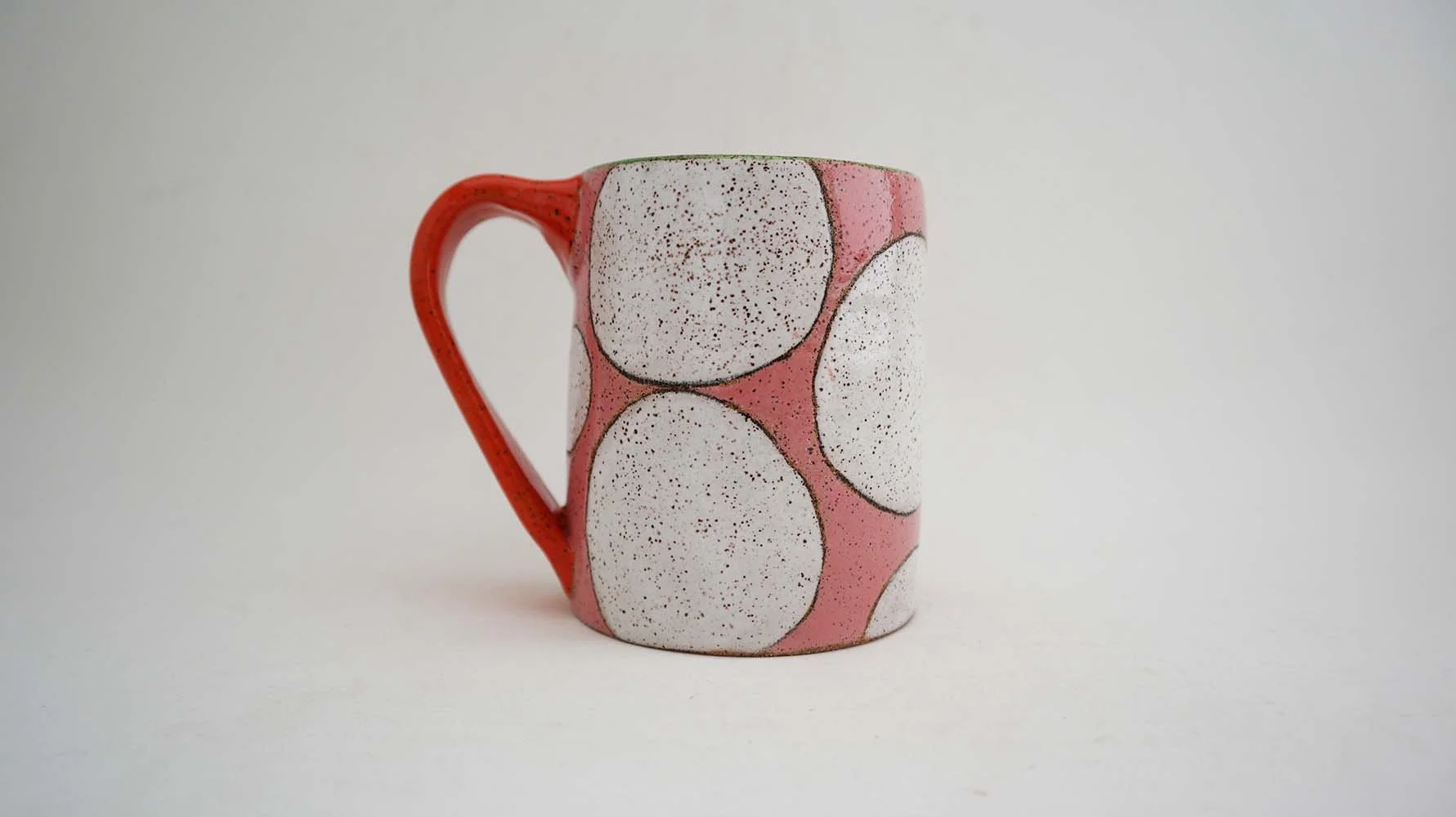 Orbit Mug (pink/orange handle)