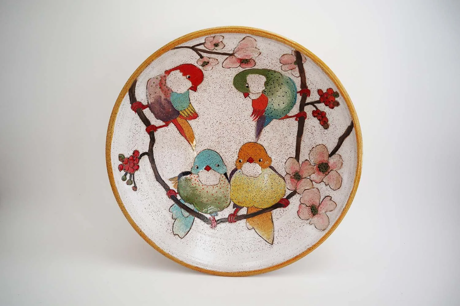 Flowers, Birds, and Berries Medium Serving Bowl