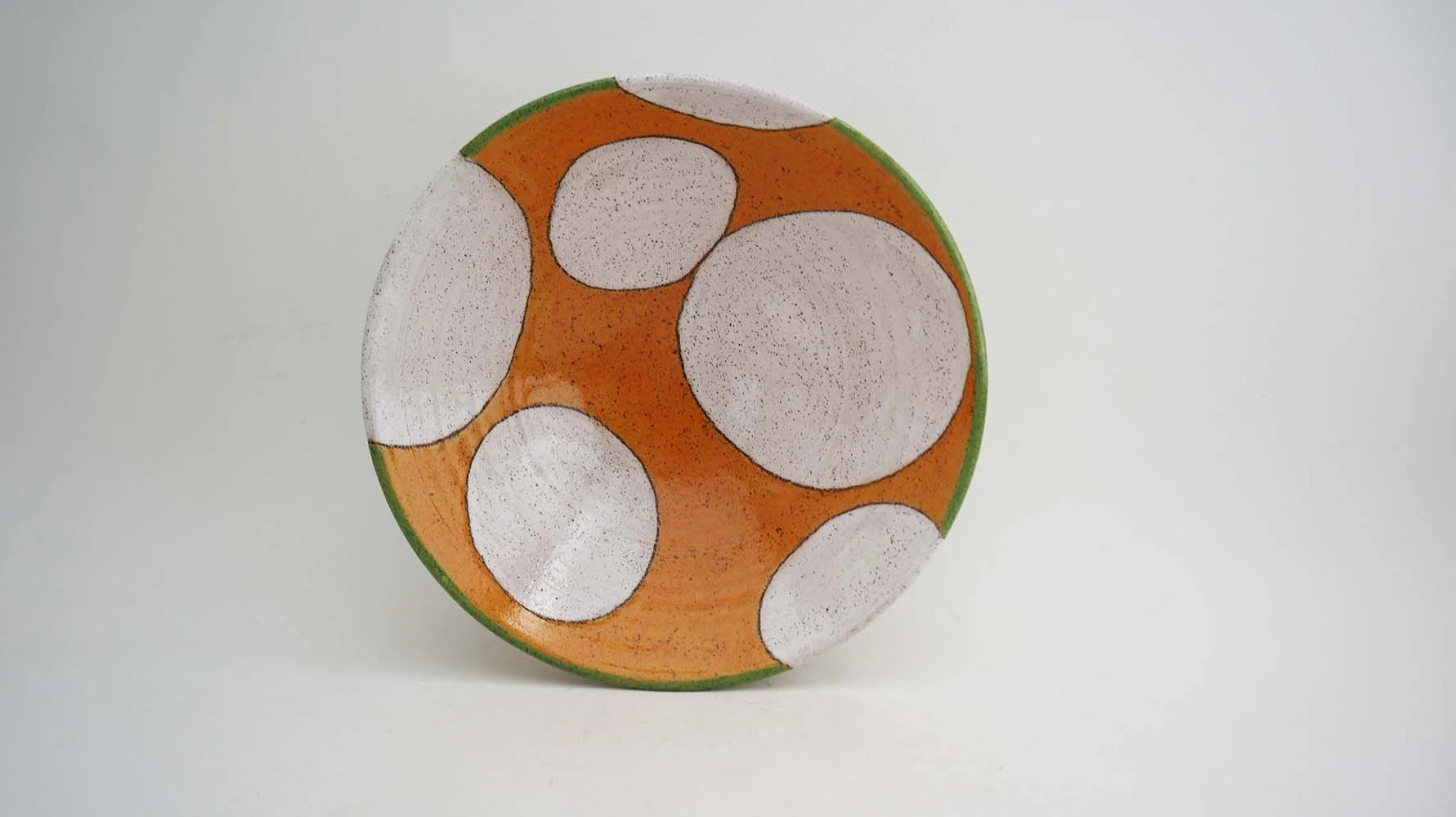 Dot Condiment Bowl (yellow/green)  - Made to Order