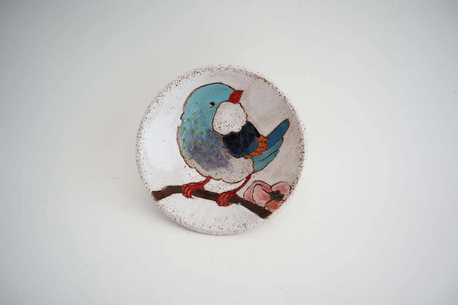 Flowers, Birds, and Berries Salt Dish