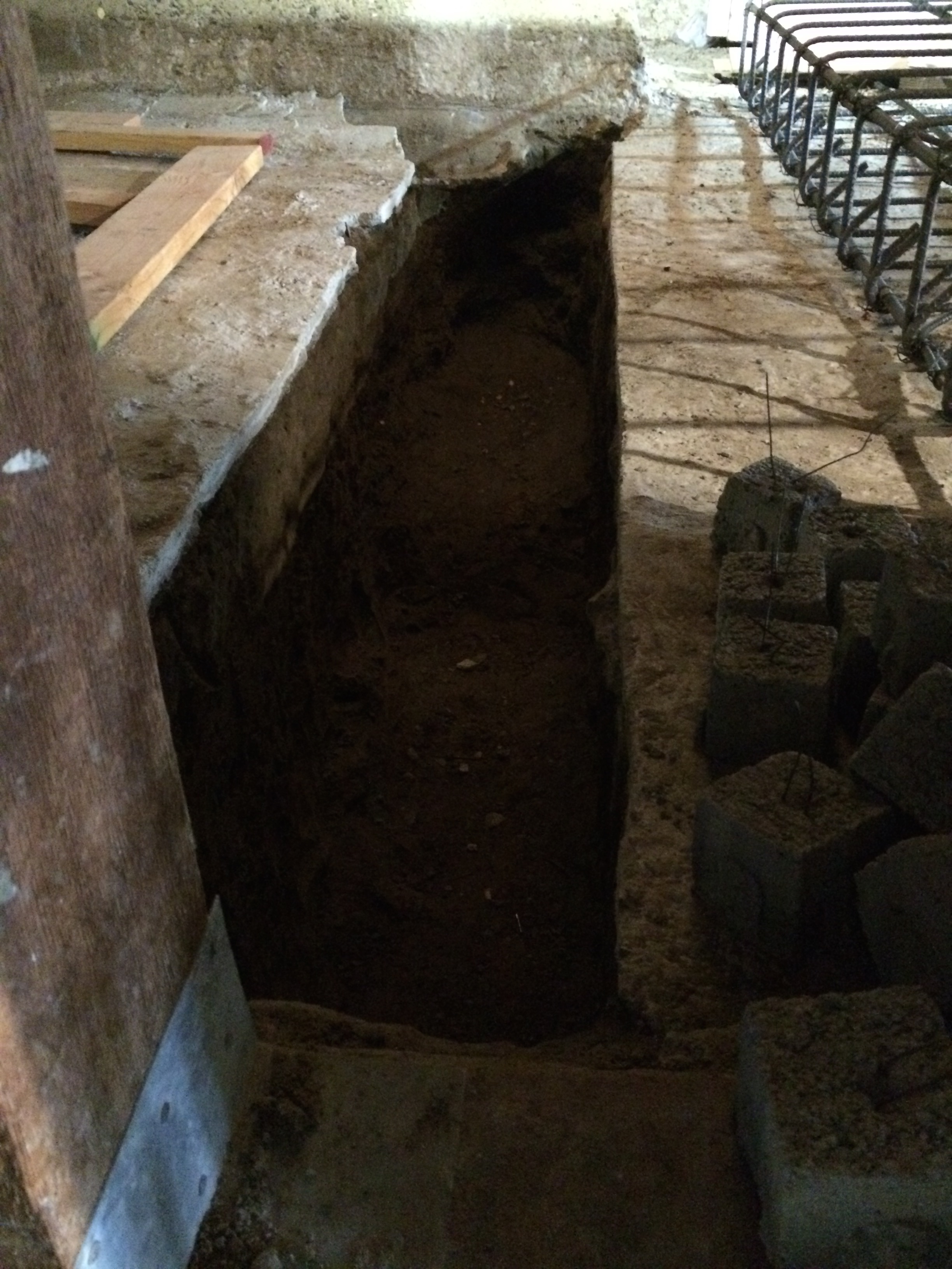 Excavated Grade Beam