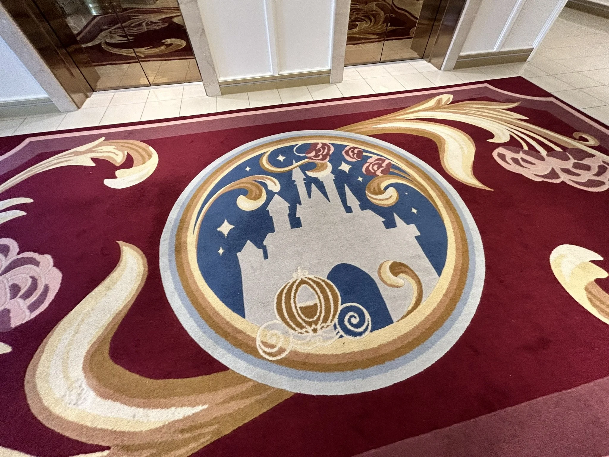 Disney WIsh castle carpet