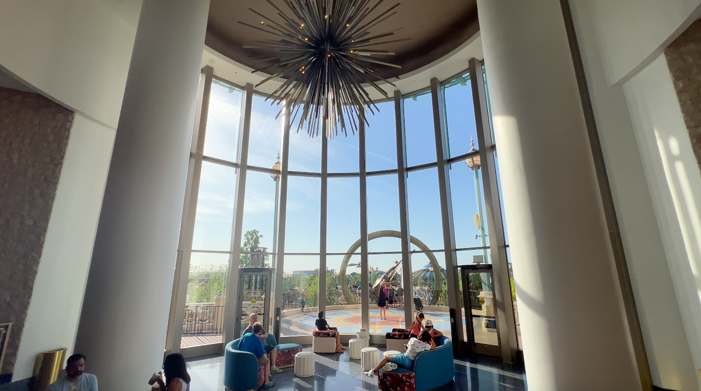 Lobby at the Helios Grand showing natural sunlight