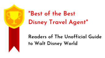 Best of the Best Orlando Travel Agent - Readers of The Unofficial Guide to Walt DIsney World.