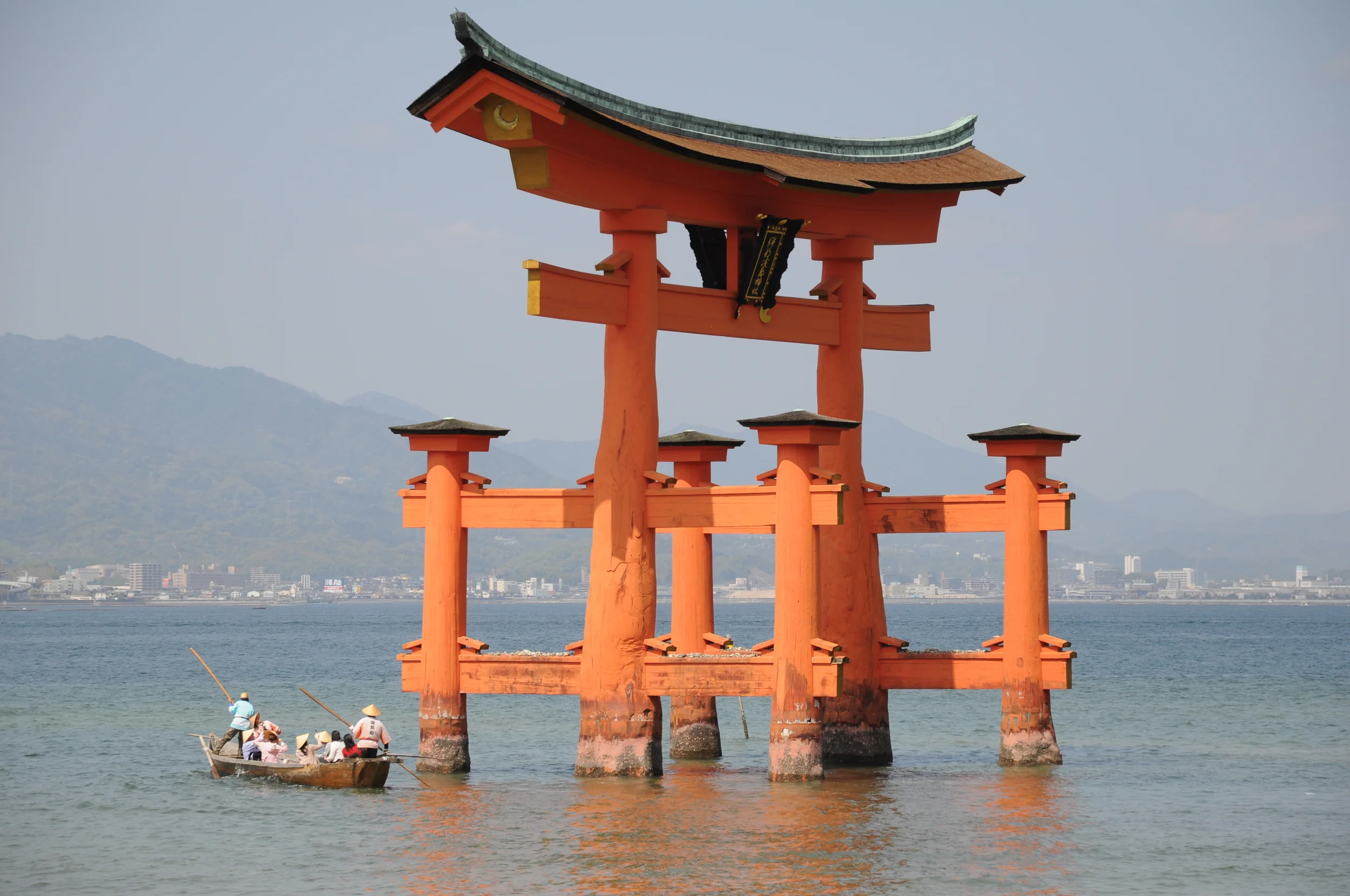 The Torri de Miyajima served as inspiration for Torii in Epcot at the Walt Disney World Resort. 