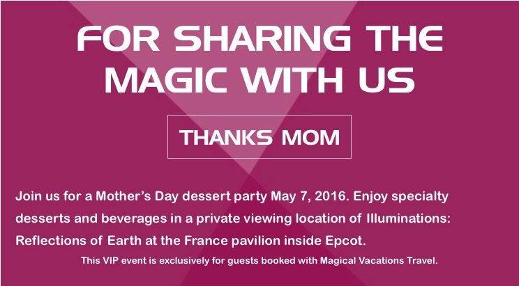 Mother's Day Event Walt Disney World