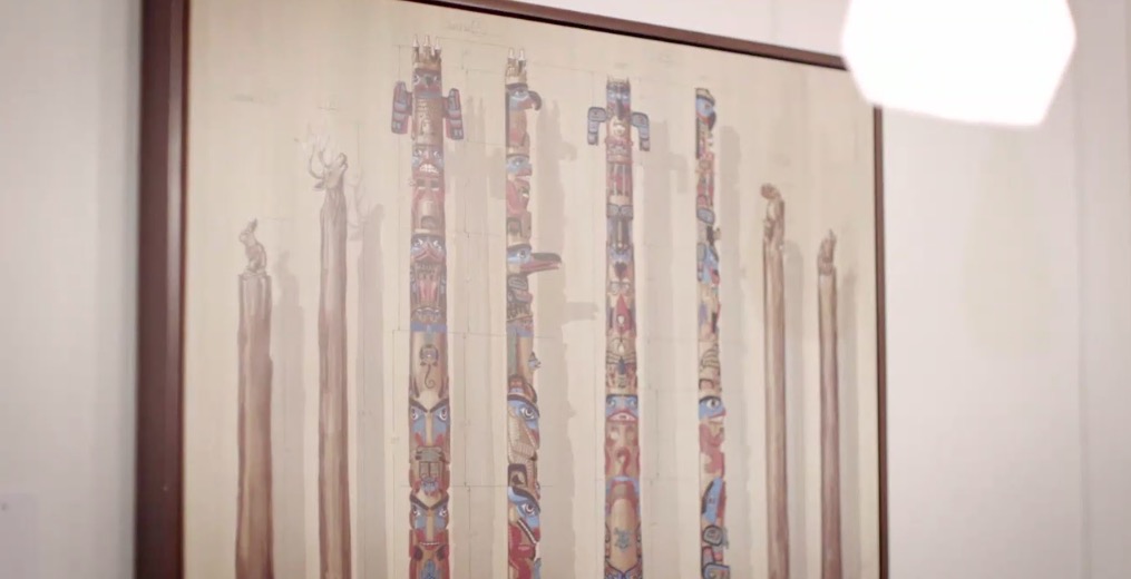  Artwork is based on the totems found in the lobby of Wilderness Lodge.&nbsp; 