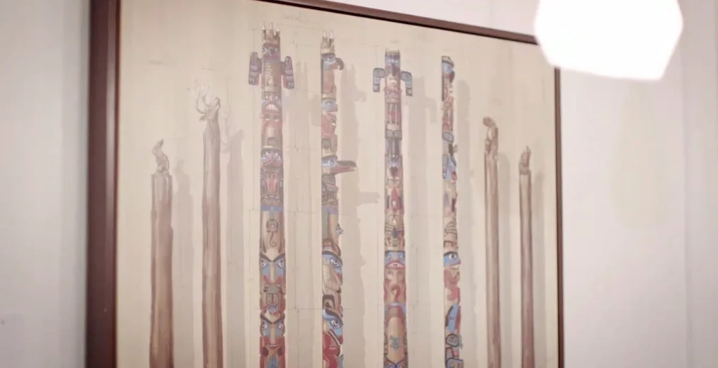 Artwork is based on the totems found in the lobby of Wilderness Lodge. 