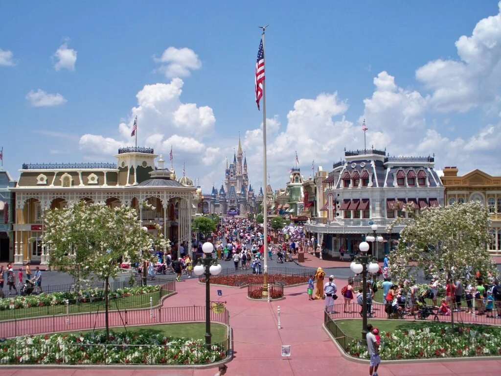 Behind the Magic Why The Sidewalks are Red at Magic Kingdom — Save at