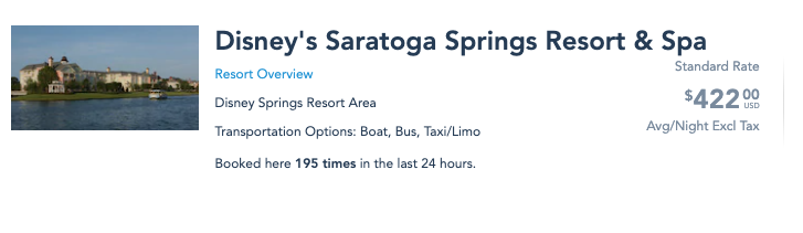 Disney's Saratoga Springs Resort