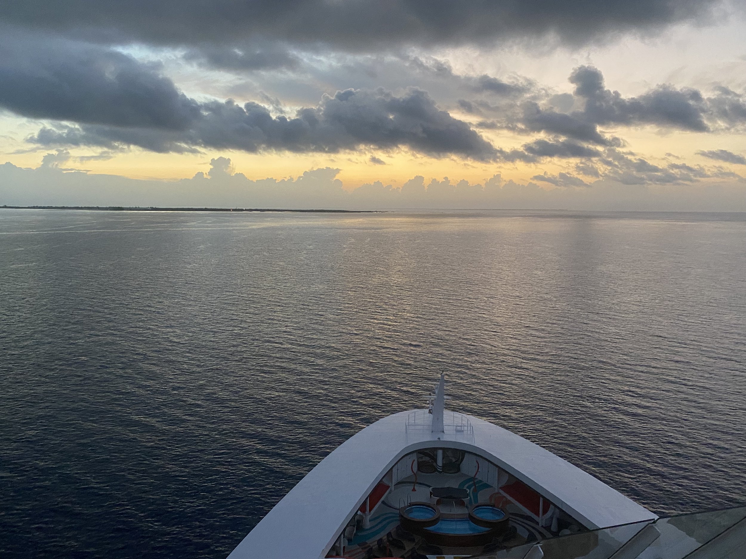  Pro Tip: If you’re an early riser, walk to the front of the ship with a hot coffee and watch the Disney Dream arrive at Castaway Cay.  You’ll also enjoy a beautiful sunrise.  