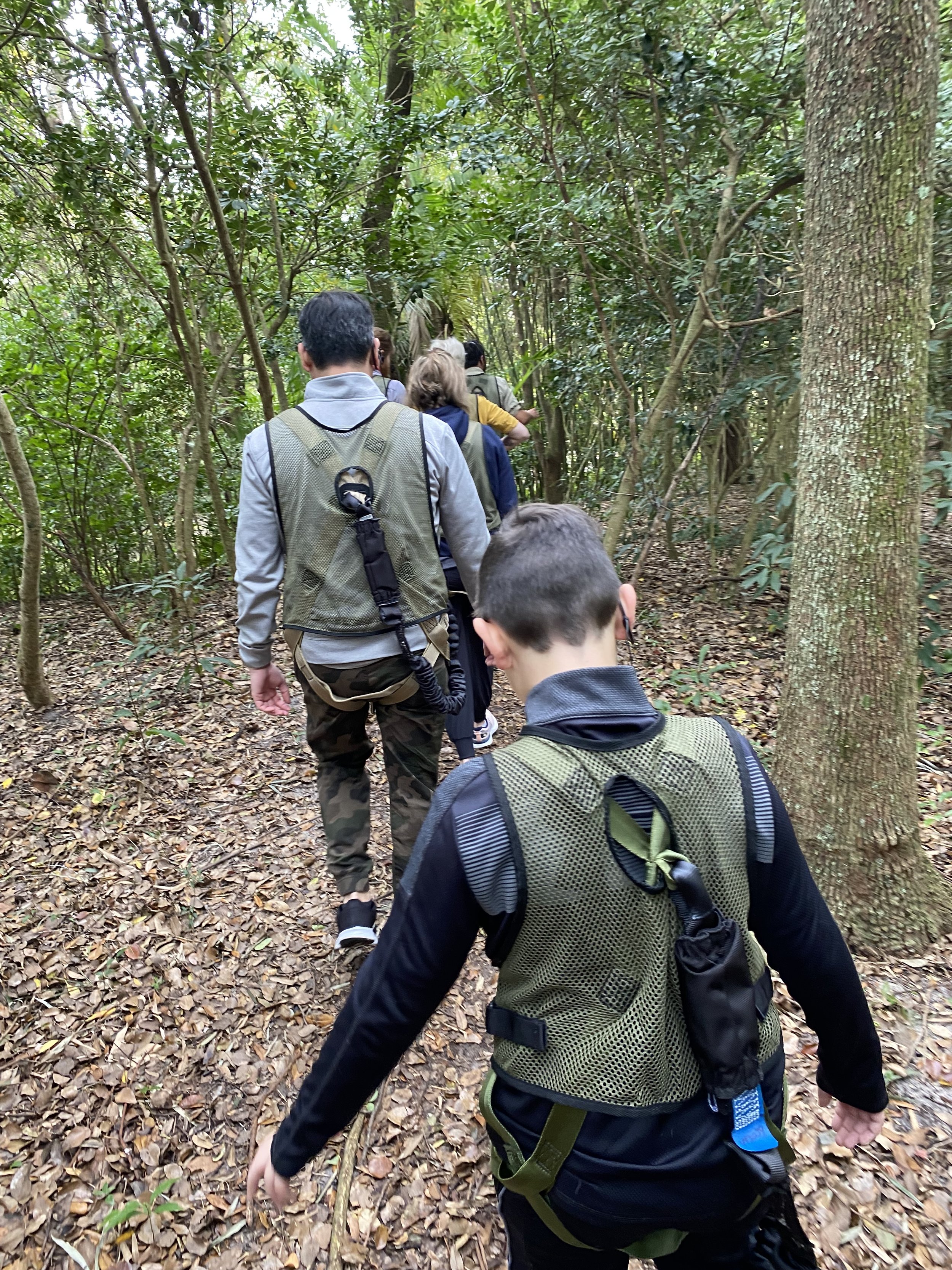  We soon made our way into the woods heading towards the savanna, stopping to see some of the animals from unique viewing locations.  