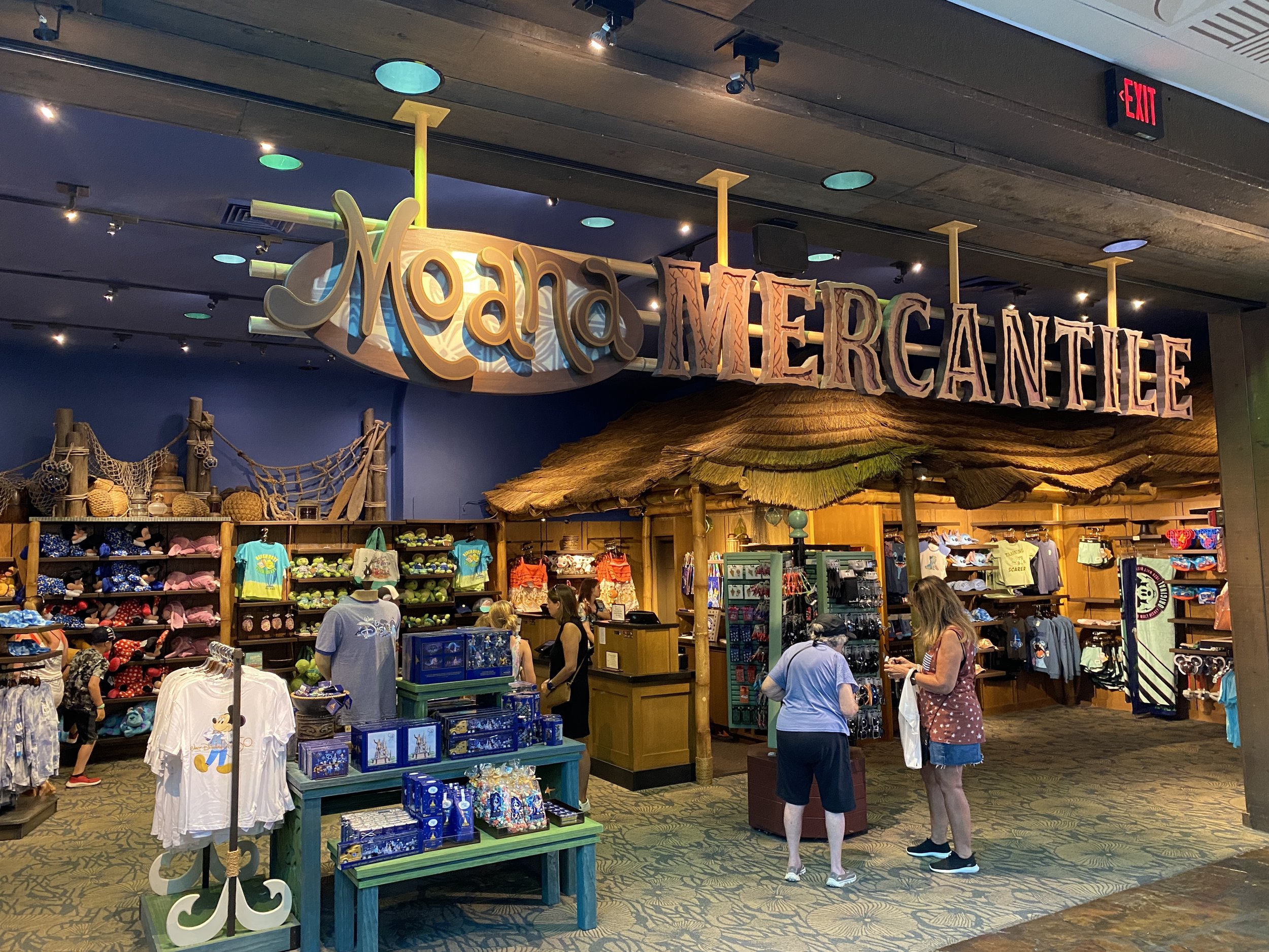  Moana Mercantile: Here you’ll find another selection of Disney merchandise along with sundries and snacks.  
