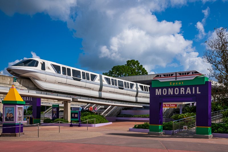  The Ticket and Transportation Center is within walking distance from Disney’s Polynesian Village Resort.     Here you can take the monorail to Epcot.  