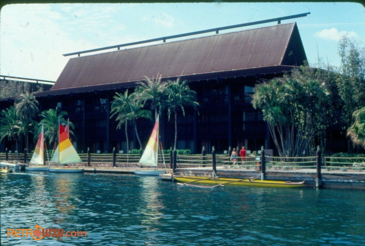  In its heyday, the marina was used for boat and windsurfer rentals. They added a lively and colorful element to the marina. Perhaps one day Disney will bring them back.     Here’s a fun look back at the marina in the 1980’s. (Credit:  retrowdw.com )