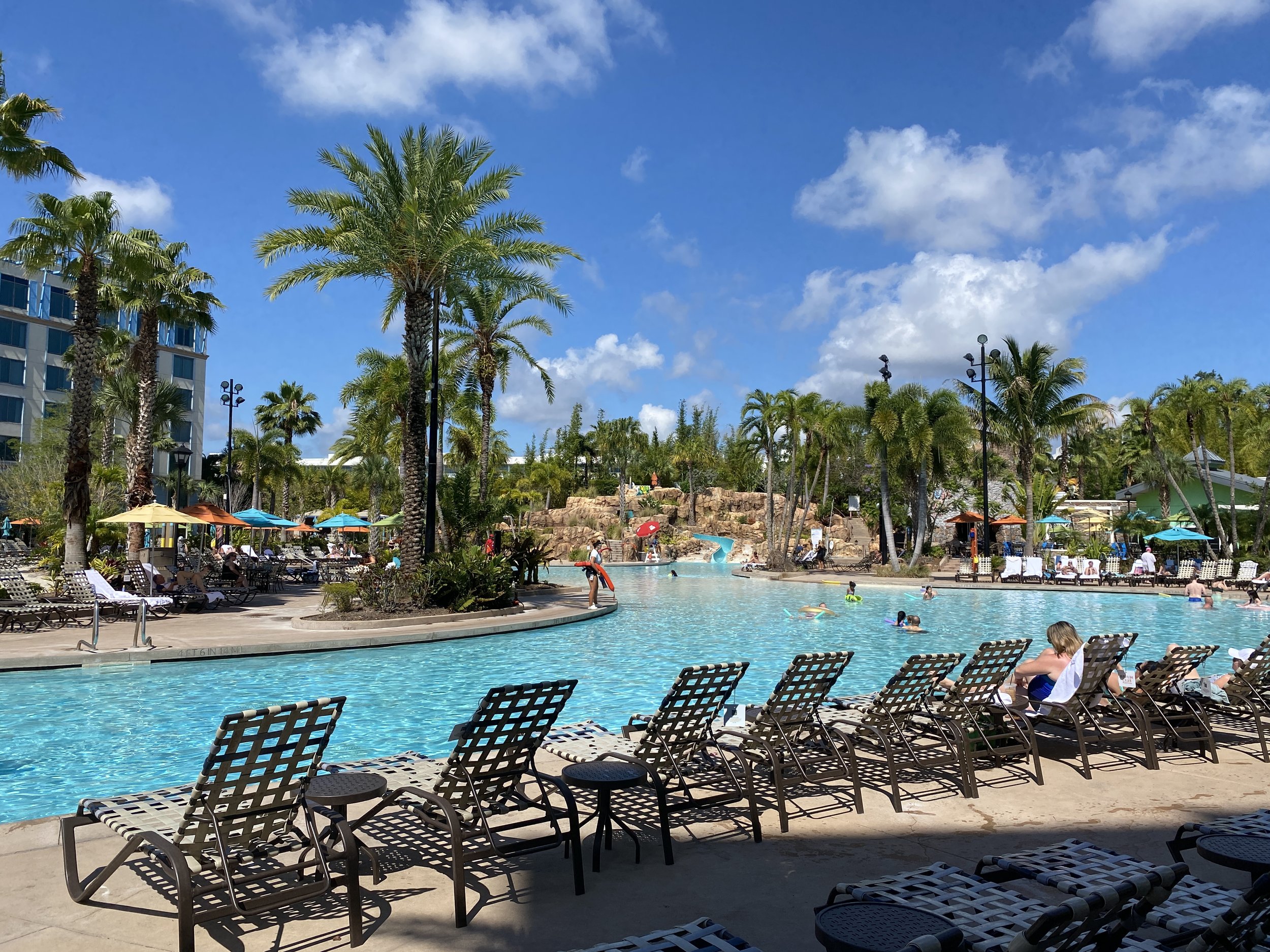  Sapphire Falls Resort staff will offer a variety of activities including hula-hoop contests, poolside moves, splash contests, and more. 