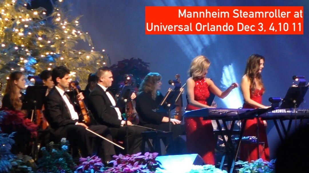 Celebrate the season with sensational scores of the best-selling holiday artist of all time. 

Mannheim Steamroller has live performances at Universal Studios Florida December 3, 4, 10 and 11.

Did you know Magical Vacations Travel has Exclusive Offe
