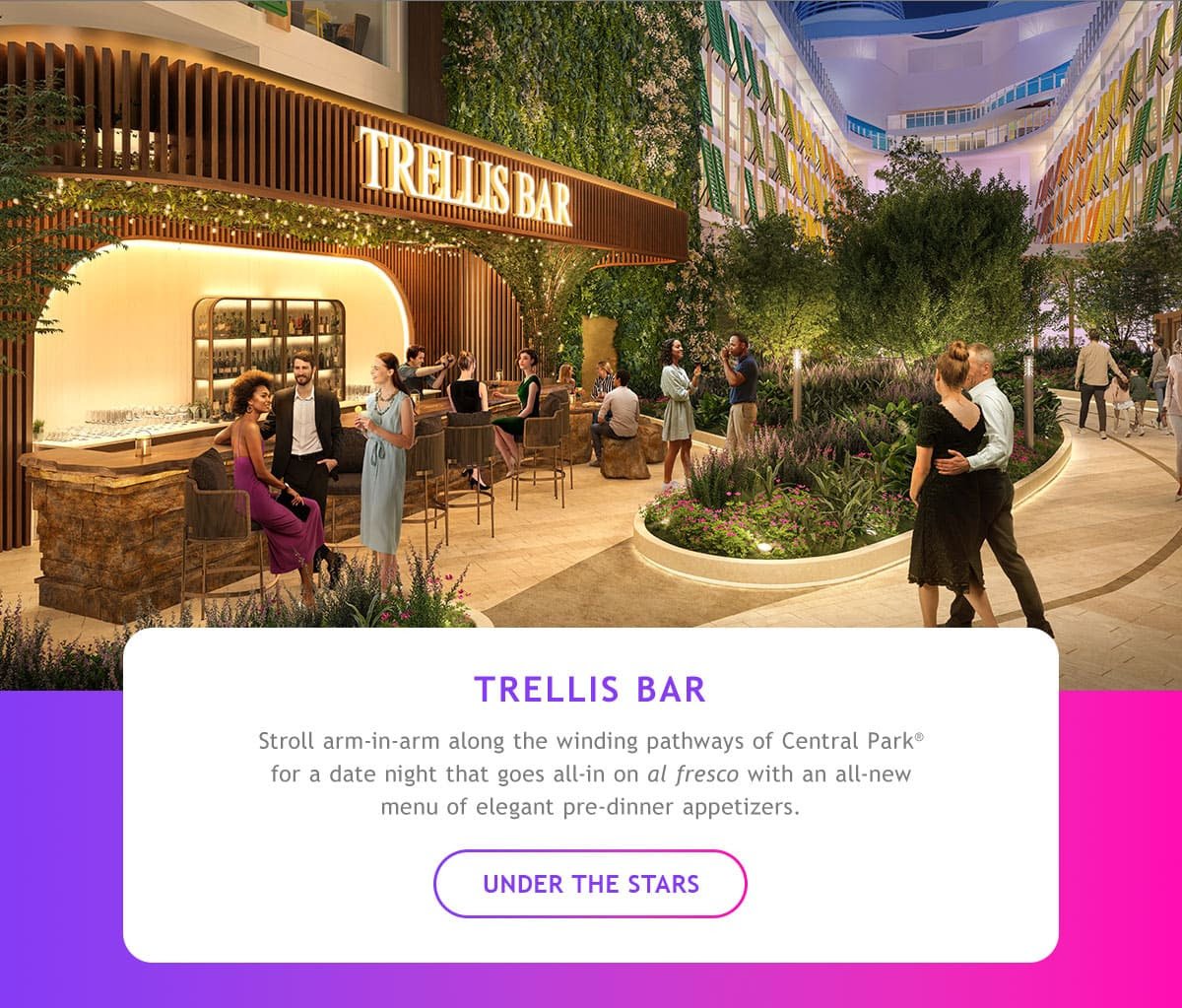  Trellis Bar on Icon of the Seas | Royal Caribbean 