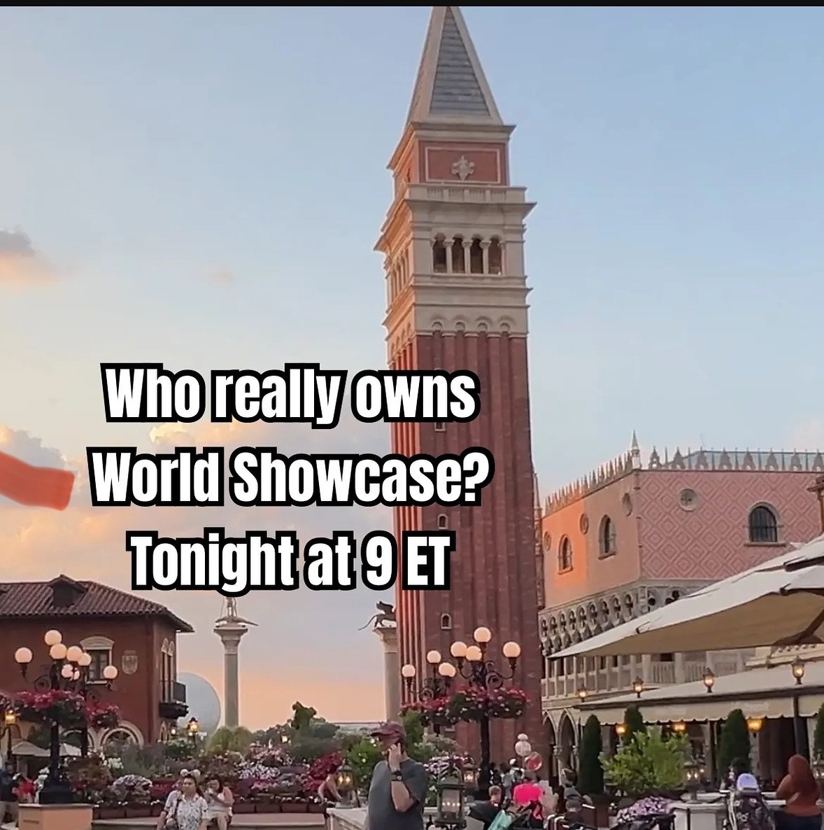 Tonight at 9 PM on my YouTube channel, OrlandoParksGuy, my latest video premieres: Who really owns world showcase at Epcot? #epcot #disneyworld #wdw