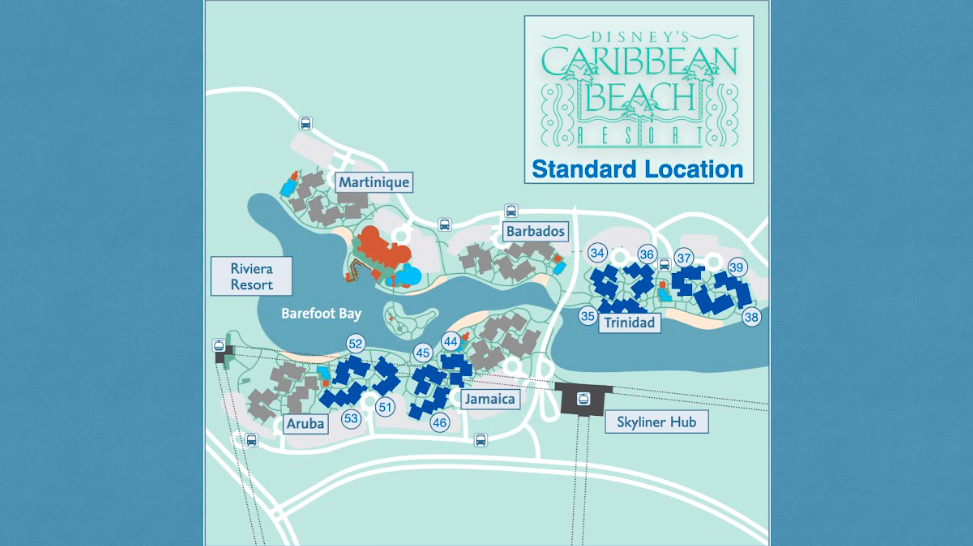 Best Rooms at Disney's Caribbean Beach Resort