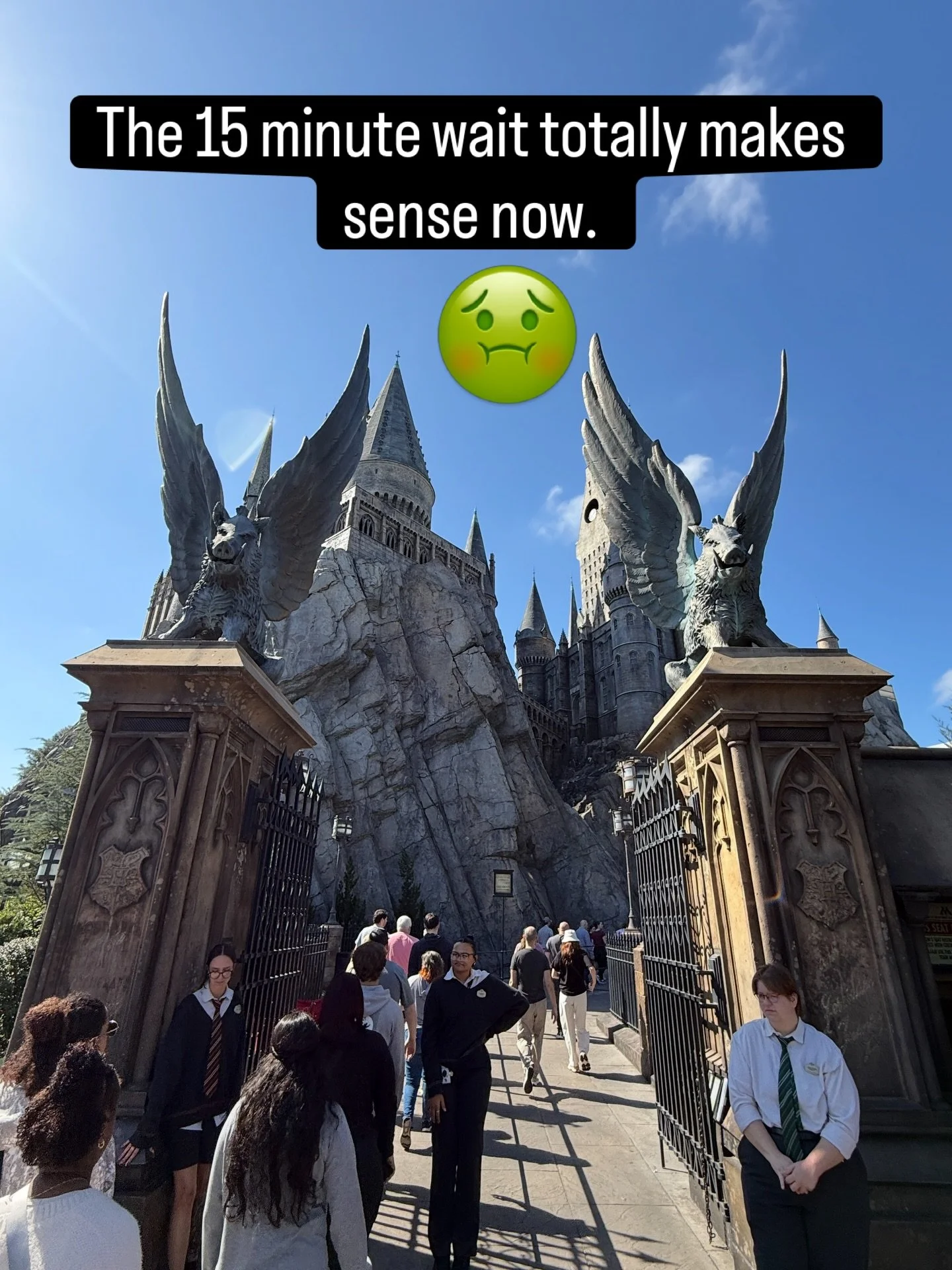 I thought I&rsquo;d give this ride another try. It&rsquo;s been about 5 years. It&rsquo;s worse than I remembered! 😆🤢 #universalorlando #harrypotter #uoap