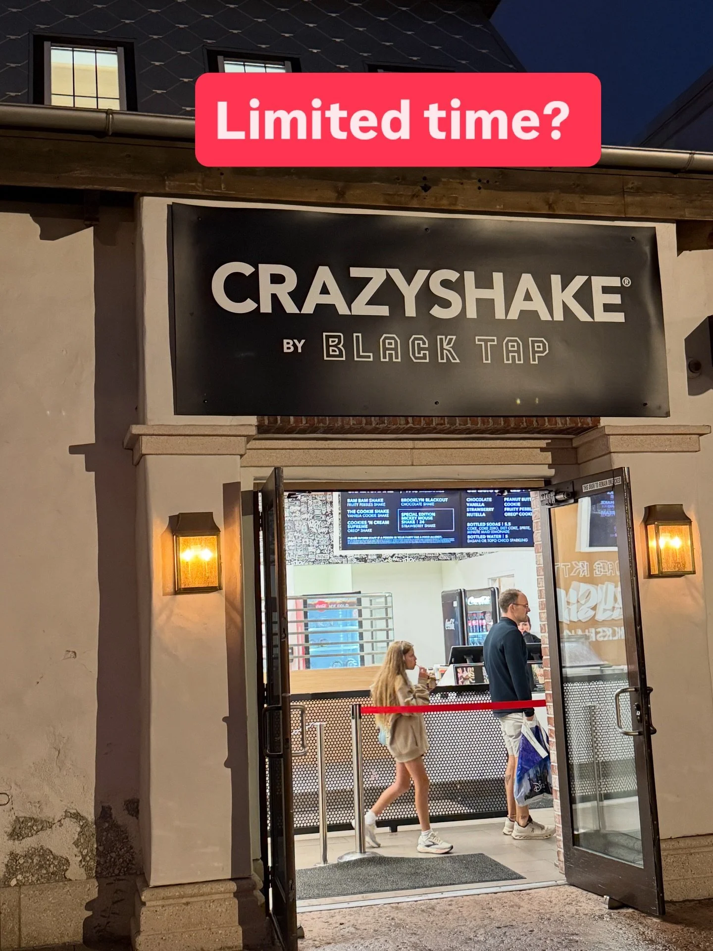 🍦 New at Disney Springs: CrazyShake by Black Tap! I&rsquo;m not saying $24 for a strawberry shake is a steal, but at least you don&rsquo;t have to wait in a virtual queue for it... yet. #DisneySprings #BlackTap #CrazyShake #DisneyFoodie #WaltDisneyW