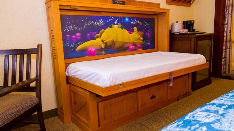 a fifth sleeper bed at port orleans riverside resort.