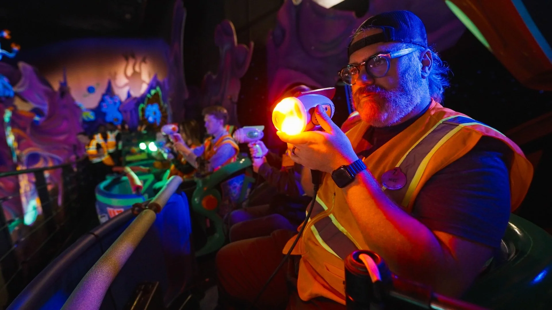 New lasers on Buzz Lightyear Space Ranger Spin at Disney World
