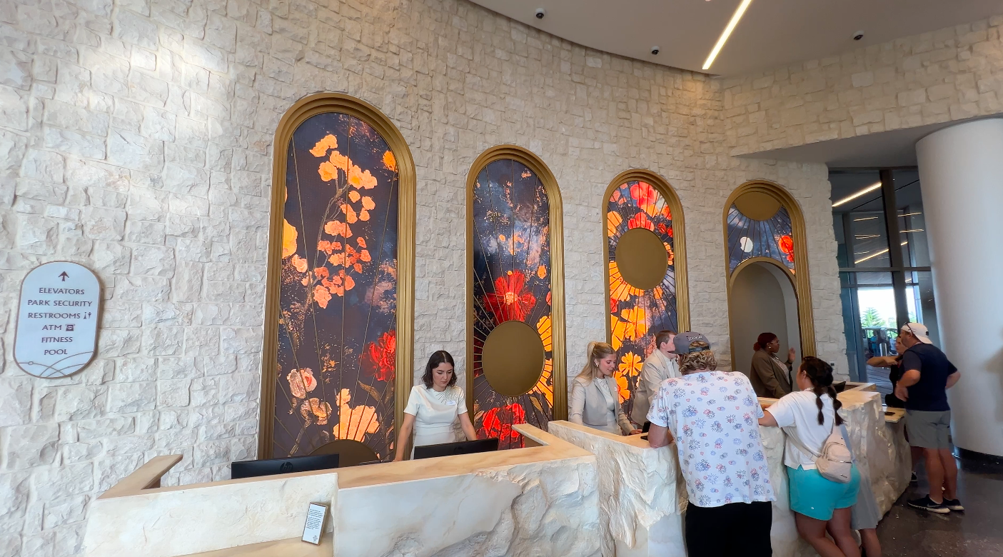 Helios Grand hotel lobby and check in desk