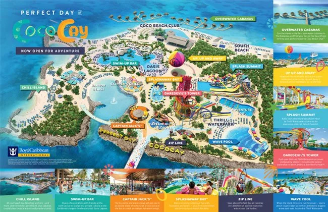 Map of Perfect Day at CocoCay
