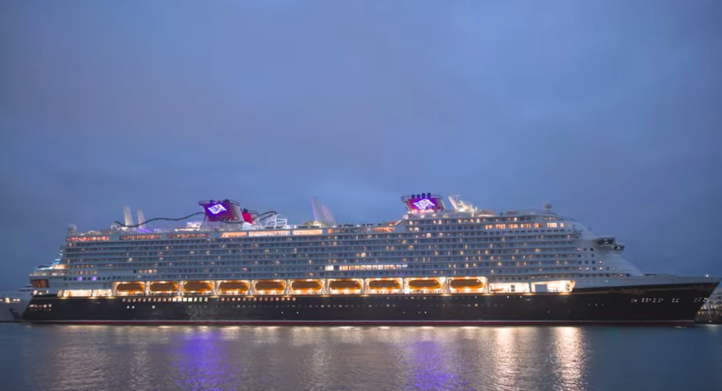disney adventure arriving in Port Canaveral Florida